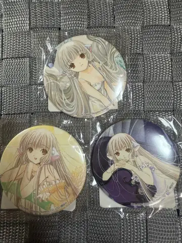 쵸비츠 온라인 복권 75mm 캔뱃지 3개 세트