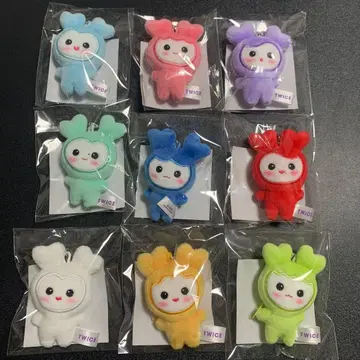 TWICE 10VE UNIVERSE 팬미팅 마이크로 9개 세트 봉제 인형
