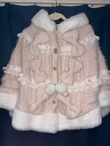 LIZ LISA 밀푀유 레이스 판초