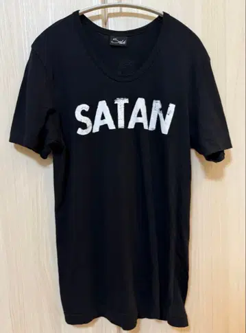 키요하루 SADS 블랙 T셔츠 블랙 투어 SATAN