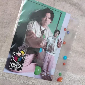 NEWS 카토 시게아키 엽서 클리어 스티커 조이폴리스