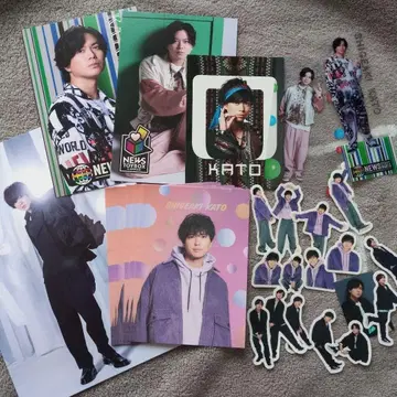 NEWS 카토 시게아키 엽서 스티커 메모장 씰 조이폴리스