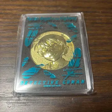 미개봉 새상품 명탐정 코난 극장판 하이웨이의 타락천사 기념 골드 메달