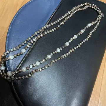 SOWAT PARIS 펄 롱 목걸이 담수 진주