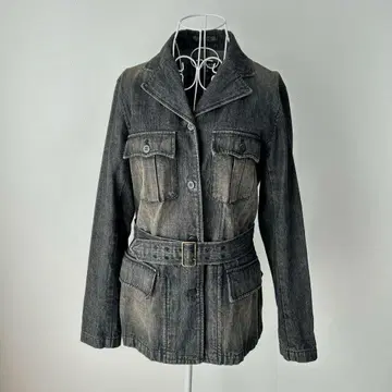 90's 폴로진스 랄프 로렌 블랙 데님 자켓 Y2K