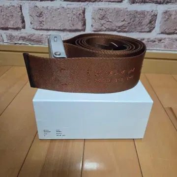 [컨디션 최상] 율리우스 julius 907acu4 브라운 나일론 벨트