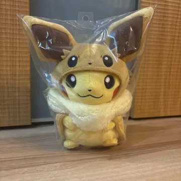 포켓몬 봉제 인형 이브이 판초 판초를 쓴 피카츄 이브이