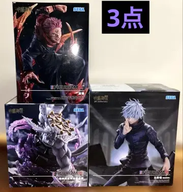 주술회전 피규어 FIGURIZM 양면 스쿠나 마코라 고죠 사토루 3종