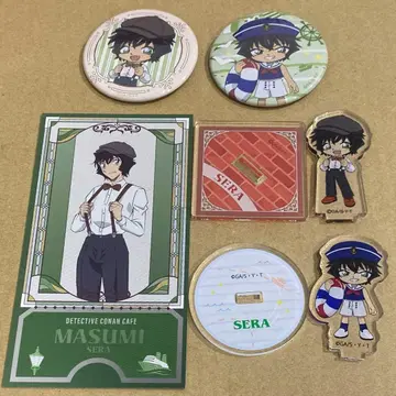 코난 카페 마린 레트로 양세라(세라 마스미) 캔뱃지 미니 아크릴 스탠드