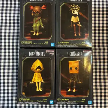 [리틀 나이트메어] 모니터 탑 피규어 4개 세트