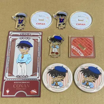 코난 카페 SD 에도가와 코난 마린 레트로 캔뱃지 미니 아크릴 스탠드