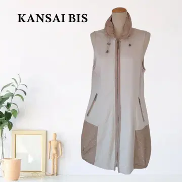 zC189 [ M ] KANSAI BIS 베스트 드롭 숄더 스탠드 카라