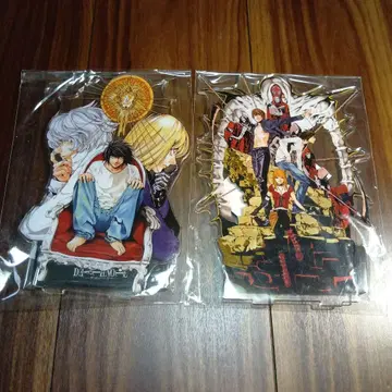 데스노트 캔뱃지 복권 아크릴 스탠드 2종