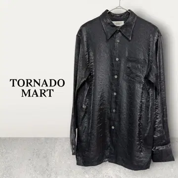 TORNADO MART / 광택 드레스 셔츠 /y2k