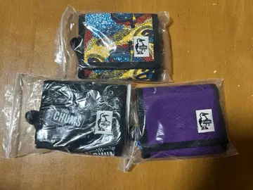 [미사용 새상품] CHUMS 참스 리사이클 멀티 지갑 3세트