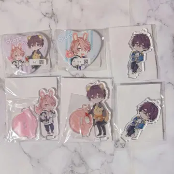 쇼타오니 복권 메이트 하트 캔뱃지 미니 아크릴 스탠드 아크스타