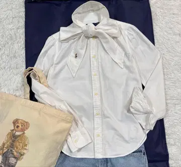 랄프 로렌 보타이 블라우스 사이즈 4