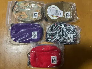 [ 새상품 미사용 ] CHUMS 참스 리사이클 키 코인 케이스 5세트