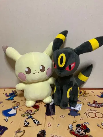 피카츄 블래키 메챠모후굿토 봉제 인형 세트