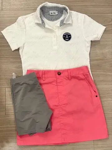 새상품급 아디다스 골프웨어 세트