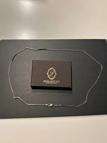 AVALANCHE 실버 925 목걸이 이부시은 가공 박스 포함