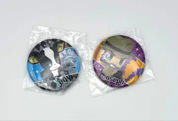 죠죠의 피타타팝 스타더스트 크루세이더즈 죠셉 & 이기 캔뱃지