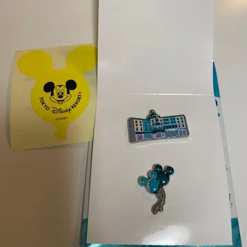 디즈니씨 25주년 핀 배지 스파클링 쥬빌리 미라코 & 풍선