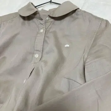 미나 페르호넨 셔츠 블라우스 가슴 나비 자수