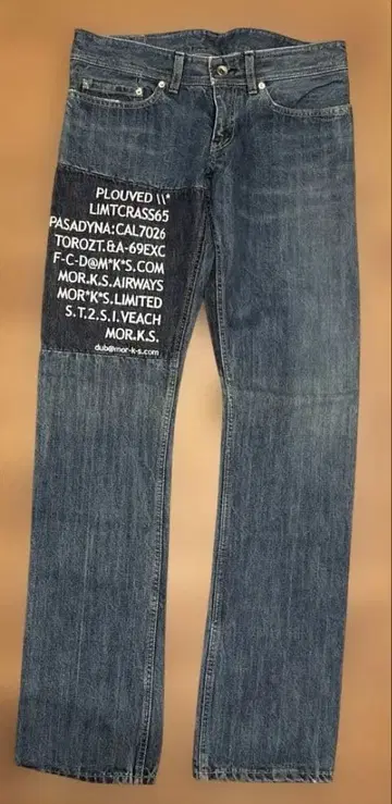 MOR.K.S 스트레이트 데님 30MJ2007 미사용 00's 모크스