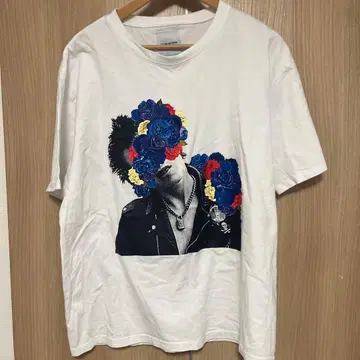 LHP 락T셔츠 시드비셔스 플라워 프린트 아티스트 셔츠