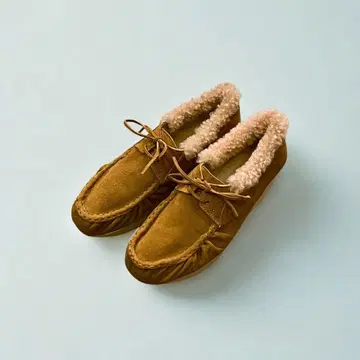 미나 페르호넨 우드 밑창 스웨이드 로퍼