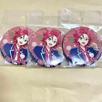미타카 아사히 해피프리 벌스데이 캔뱃지 프리파라 WITH 해피셀레