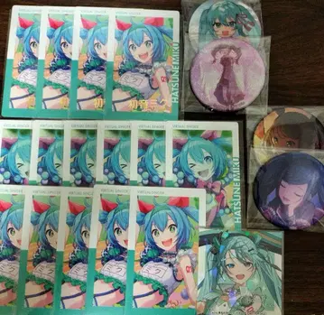 프로세카 감사제 세카라이 하츠네 미쿠 감사제 에피카 금박 캔뱃지