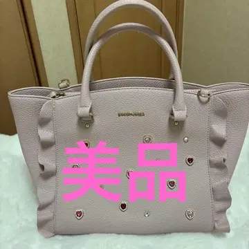 사만사베가 핑크 숄더백 비쥬 플라터 핸드백