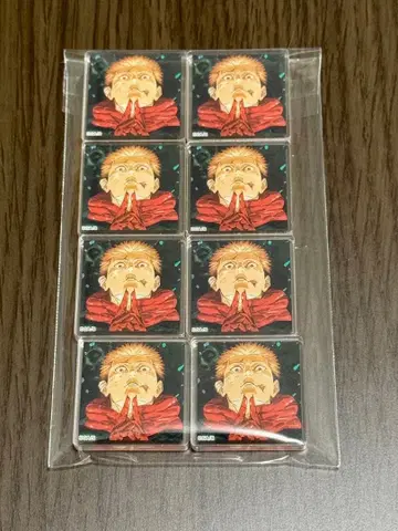 [미사용 새상품] 아쿠타미 게게 주술회전전 스쿠나 아크릴 타일 8개 세트