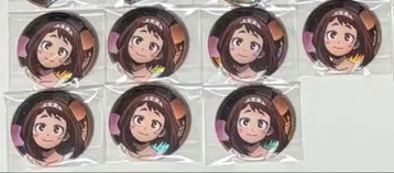 나의 히어로 아카데미아 10주년 캔뱃지 우라라카 오챠코 히로아카