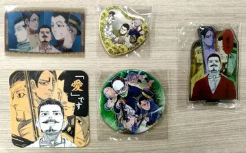 골든 카무이 제7사단 츠루미 코스터 캔뱃지 아크릴 스탠드 클리어 카드