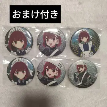 최애의 아이 별하늘 메이드 락밴드 로프트 캔뱃지 아리마 카나 6점