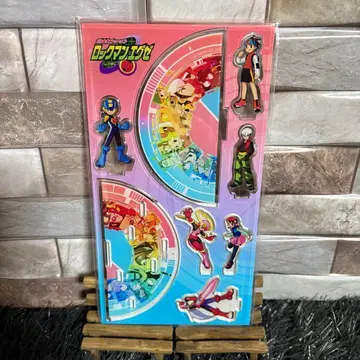 록맨 에그제 3D 디오라마 아트 아크릴 스탠드 미개봉 1점