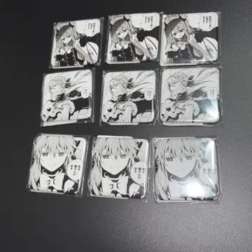 DMM 스크래치 끝의 세라프 복권 캔뱃지 9점 세트