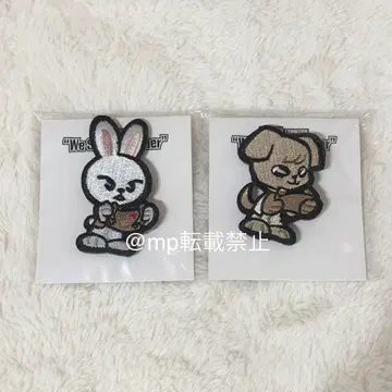 straykids 전시회 자수 배지 리빗 퍼핌