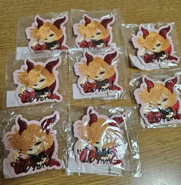 SANRIO 자수 패치 데얀 가우즈 스트라이크 [ 8개 세트 ]