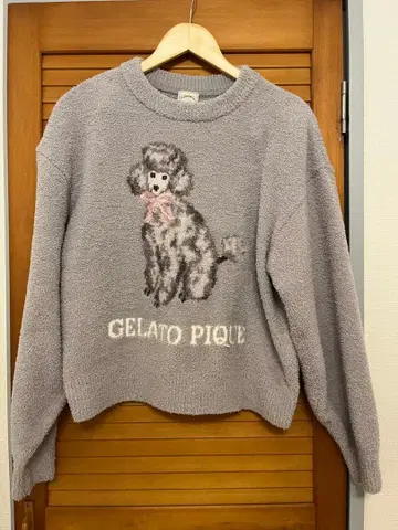 젤라또피케 푸들 자카드 풀오버
