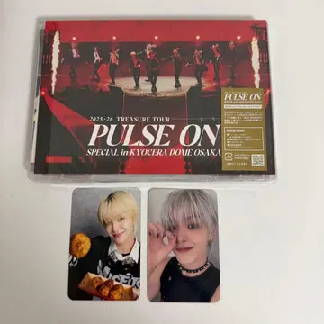 [ 익명 배송 ] TREASURE PULSE ON DVD 교세라 지훈