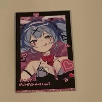 DECO*27 EXHIBITION 토끼 구멍 폴라로이드풍 카드 블랙