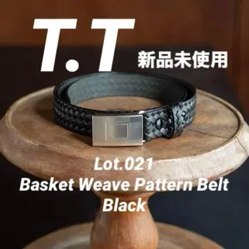 T.T Lot.021 바스켓 위브 패턴 벨트