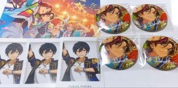 앙스타 히다카 호쿠토 10th 전시회 캔뱃지 파샤츠 특전 엽서