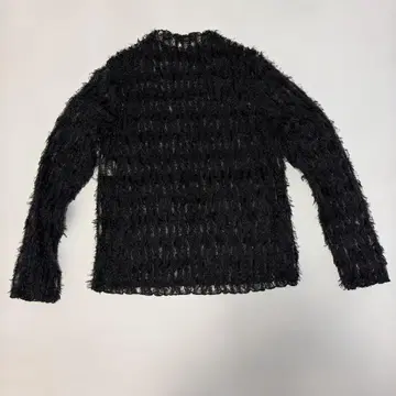 ANAYI 페더 튤 모크넥 풀오버