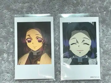 귀멸의 칼날 기둥 카페 코쵸우 시노부 폴라로이드풍 브로마이드