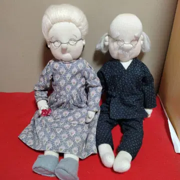 노부부 군화 인형 제작 재료 (군화, 하마나카 모헤어, 솜)